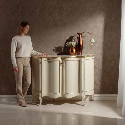 Klassieke commode houten dressoir kast kasten Italiaanse meubels ladenkasten