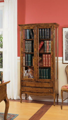 Woonkamer vitrinekast boekenplank dressoir klassieke meubels houtrekken hout Woonkamer vitrinekast boekenplank dressoir klassieke meubels houtrekken hout
