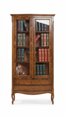 Woonkamer vitrinekast boekenplank dressoir klassieke meubels houtrekken hout Woonkamer vitrinekast boekenplank dressoir klassieke meubels houtrekken hout