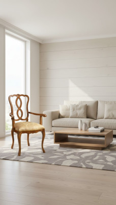 Klassieke stoelen Stoelontwerper Eetkamerstoel Luxe houten leunstoel Houten stoel