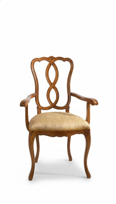 Klassieke stoelen Stoelontwerper Eetkamerstoel Luxe houten leunstoel Houten stoel
