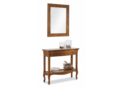 Italiaanse meubels 2-delige set meubelstijl StileElisa dressoir spiegel houten console.