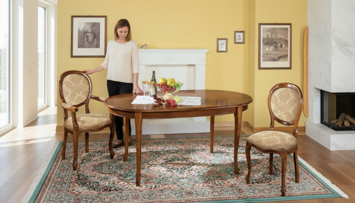 Tafel Set 2x Stoel Eetkamerstoel Stoelen Hout Luxe Eethoek Set 3dlg Nieuw