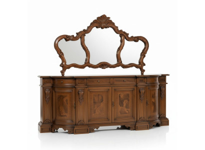 Dressoir ladekast spiegel hout console dressoir laden consoles.