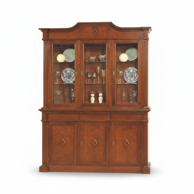 Dressoir Meubels Glazen Kast Vitrine Hout Vitrines Glas Kast Kasten Italië
