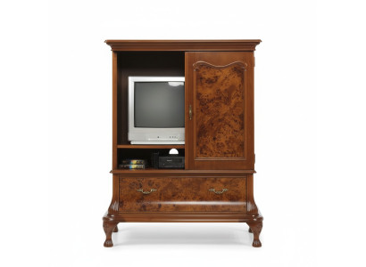 tv-kast Muur tv-kast Verborgen tv met deuren rtv dressoir Hout