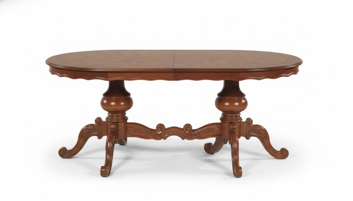 Tafel Ovale eettafel Italiaanse meubelen Eetkamertafels Hout Bruine tafels Nieuw