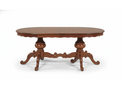 Tafel Ovale eettafel Italiaanse meubelen Eetkamertafels Hout Bruine tafels Nieuw