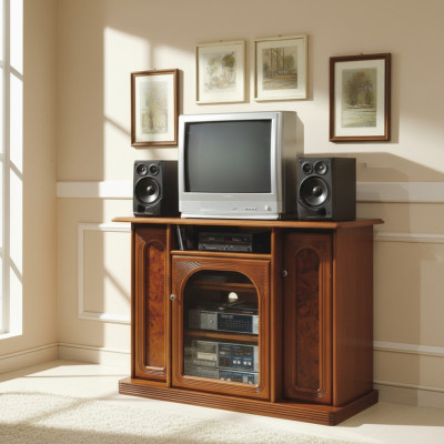 Bruine tv-kast Luxe dressoir meubelkast woonkamer meubels kasten planken hout