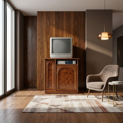 Bruine tv-kast Luxe dressoir Commode Woonkamer meubels Kasten Planken Hout