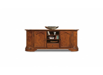 Dressoir met spiegel dressoirs houten kast meubels ladenkast bruin nieuw