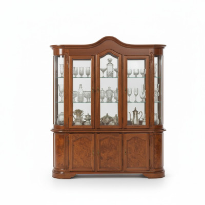 Dressoir Bruin Vitrine Glazen Kast Meubels Sideboard Kasten Vitrines Kasten