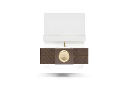 Wasbak bruin Badkamer armaturen Badkamer meubels klassieke meubels nieuw
