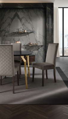 Stoel Eetkamerstoel Stoel 1-Zits Fauteuil Luxe Meubel Ontwerp Stoelen Stof Nieuw