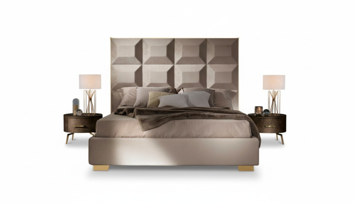 Bed Luxe Bedden Bed Frame Hout Slaapkamer Dubbel Huwelijk Italiaans Meubilair Nieuw