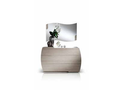 Dressoir met spiegelset, dressoirs houtgroep slaapkamer modern set nieuw