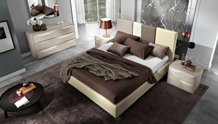 Bed Tweepersoonsbed Bedframes Bedframe Bedden Dubbel Luxe Hout Ontwerp Leer