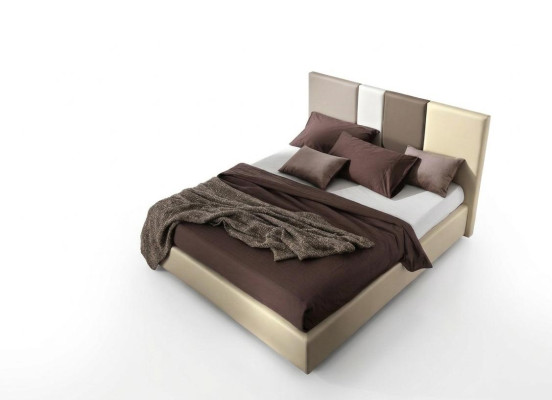 Bed Tweepersoonsbed Bedframes Bedframe Bedden Dubbel Luxe Hout Ontwerp Leer