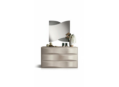 Set commode met spiegel dressoir console groep houten kast slaapkamer modern