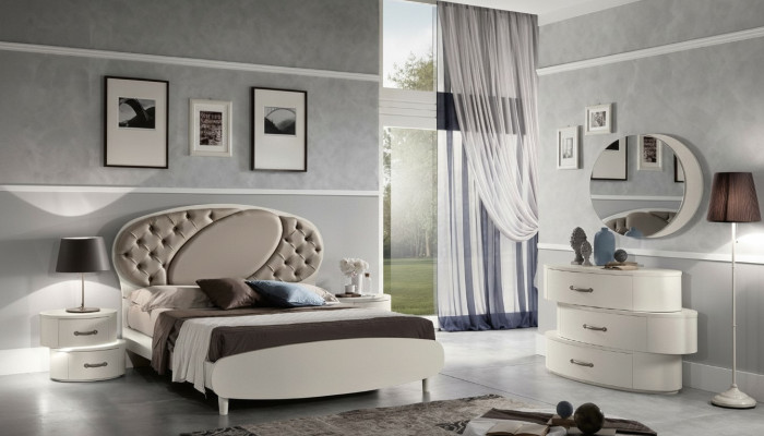 Chesterfield tweepersoonsbed bed bedframes bedden gestoffeerd bed luxe meubels Italië