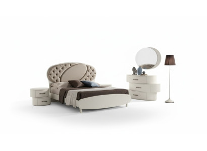 Chesterfield tweepersoonsbed bed bedframes bedden gestoffeerd bed luxe meubels Italië