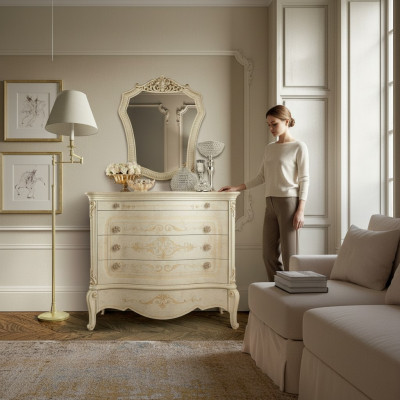 Ladekast ladekasten console slaapkamer modern hout luxe design kasten stijl