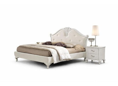 Luxe bed Klassieke bedden Bedframes Dubbel Modern Tweepersoonsbed Modern Wit