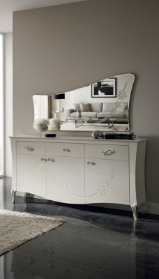 Sideboard commode kast zij-laag bord meubels dressoirs designkasten hout