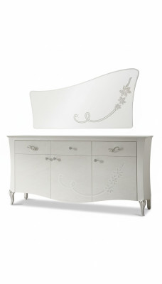Sideboard commode kast zij-laag bord meubels dressoirs designkasten hout