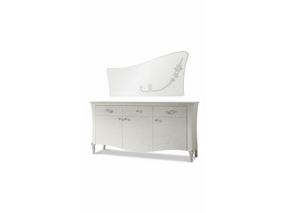 Sideboard commode kast zij-laag bord meubels dressoirs designkasten hout
