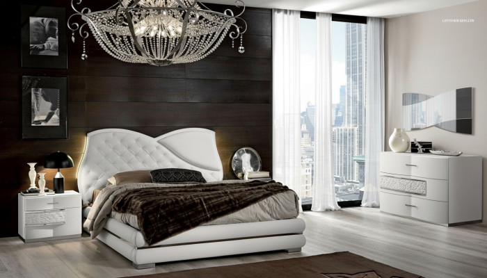 Luxe bed Klassiek meubilair Bedden Bedframes Dubbel Modern Tweepersoonsbed Modern