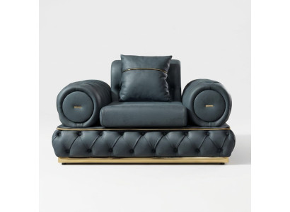 Fauteuil Chesterfield Stoel Barok Rococo Klassieke Meubelen Woonkamer Bekleding Nieuw