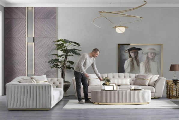 Luxe bankstel 3+3 zits bankstel bank banken zitgroep woonkamer bank