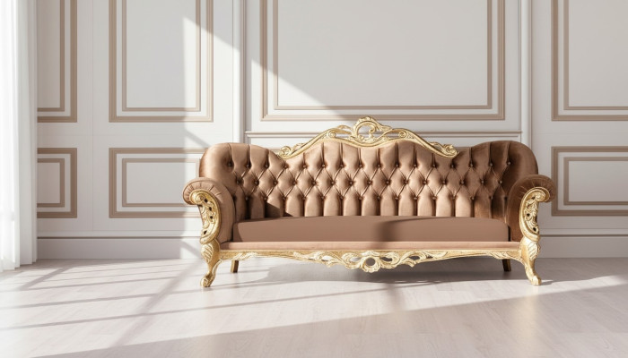 Luxe driezitsbank 3-zits barok rococo bank Sofa's fauteuils Stof stijl meubels