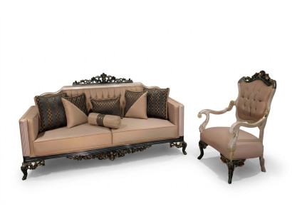 Luxury set bankstel set 3+1 zitsbank bank bank fauteuils stof 2-delig set.