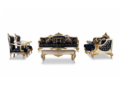 Bankstel 3+3+1+1 zitbank Salontafel Klassiek Bankstellen Stoel Luxe Nieuwe set 5-delig