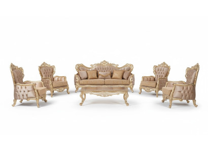 Sofa set 3+3+1+1 zits salontafel bank fauteuil banken Relax Luxe Set 5-delig