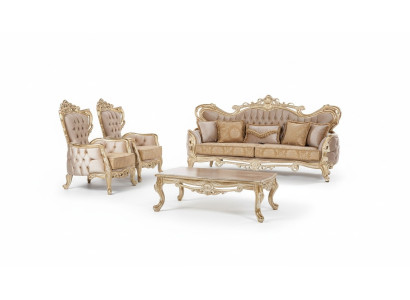 Luxury set bankstel 3+1+1 zits bank fauteuil banken relax woonkamer