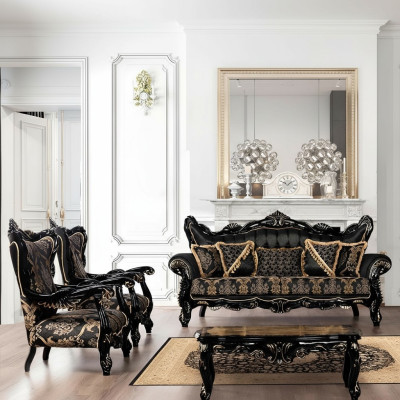 Bankstel 3+1+1 zitsbank fauteuil bankstellen luxe set stof woonkamer meubilair