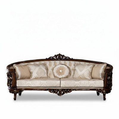 Dries zitsbank 3 zits Klassieke meubels Sofa's Stof Stijl Barok Rococo Luxe Nieuw