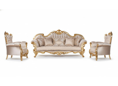 Garnituur bankstel 3+1+1 zits salontafel bank luxus stof fauteuils banken nieuw
