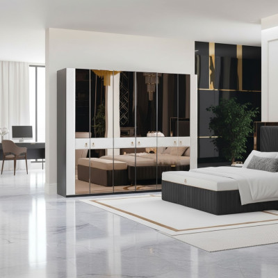 Slaapkamer kast Houten meubels Italiaanse stijl Kasten Garderobe Nieuw