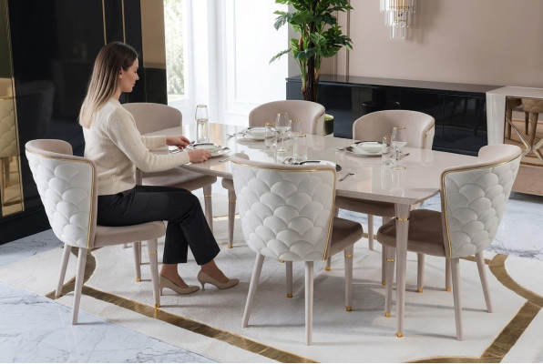 Eettafel Tafel Tafels Modern Hout Eet Eetkamer Design Italiaanse Stijl Nieuw