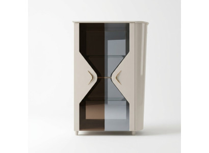 Vitrine kast Massief houten dressoir Massief eetkamer meubels Massief hout