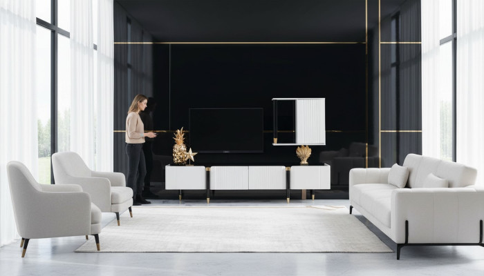 Dressoir kast tv hout TV-lagekast commode design meubels Nieuwe woonkamer tv-kast