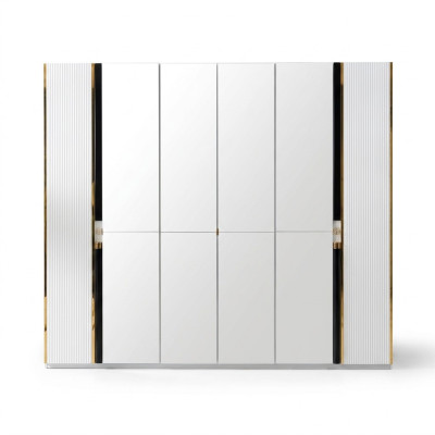 Kledingkast Meubels Kast Italiaanse Stijl Luxe Kasten Slaapkamer Goud