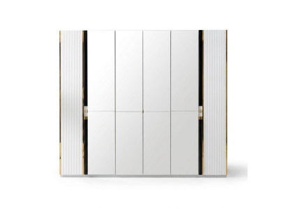 Kledingkast Meubels Kast Italiaanse Stijl Luxe Kasten Slaapkamer Goud