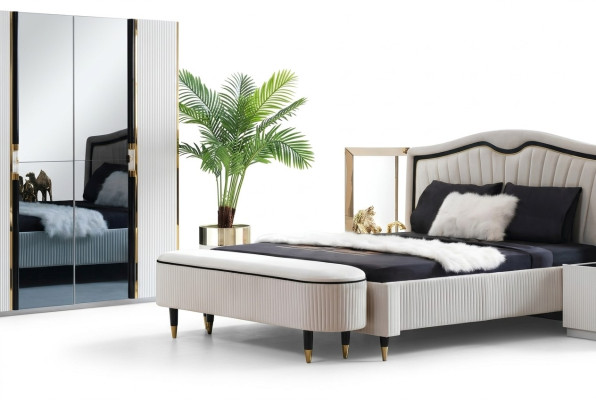 Voetenbank Bekleding Zitdesign Textiel Relax Luxe Voetenbank Bank Stof