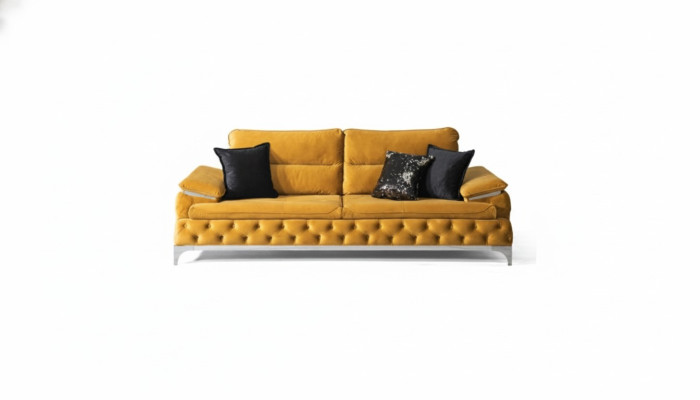 Sofa 3 zits Stof bankstellen Bank Polster luxe meubels Moderne driezits Nieuw