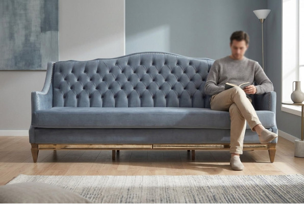 Luxe meubels gestoffeerde bank hout Italië gestoffeerde bank klassieke banken